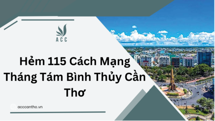 Hẻm 115 Cách Mạng Tháng Tám Bình Thủy Cần Thơ