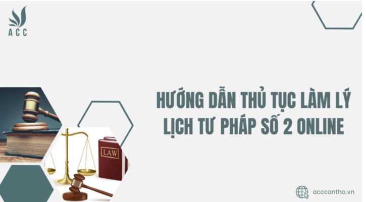 Hướng dẫn thủ tục làm lý lịch tư pháp số 2 online