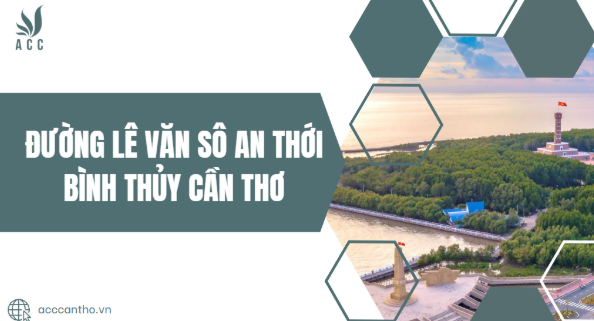 Đường Lê Văn Sô An Thới Bình Thủy Cần Thơ
