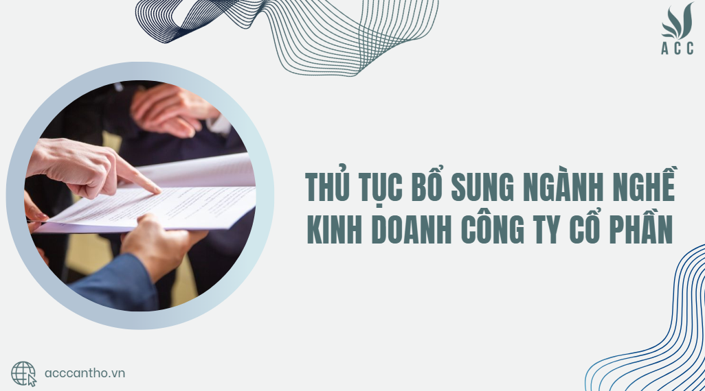 Thủ tục bổ sung ngành nghề fv888 công ty cổ phần