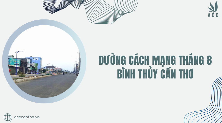 Đường Cách Mạng Tháng 8 Bình Thủy Cần Thơ