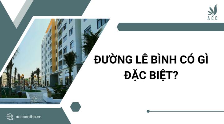 Đường Lê Bình có gì đặc biệt