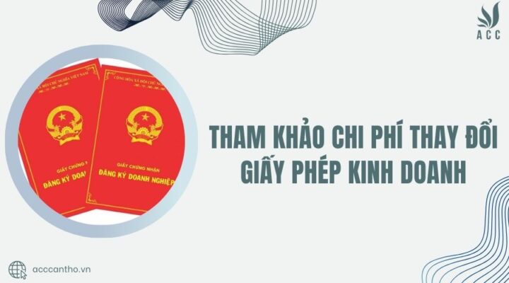 Tham khảo chi phí thay đổi giấy phép fv888