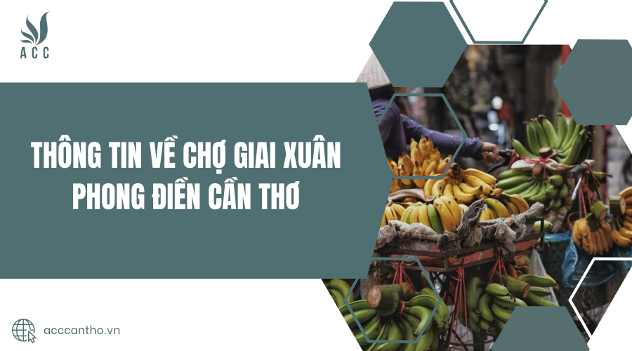 Thông tin về Chợ Giai Xuân Phong Điền Cần Thơ