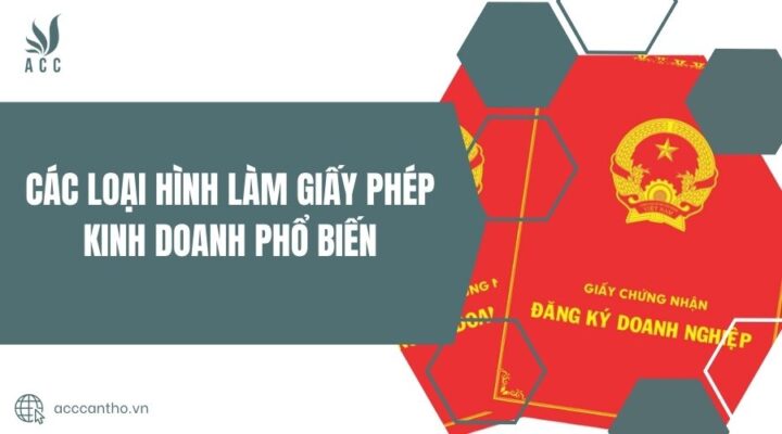 Các loại hình làm giấy phép fv888 phổ biến