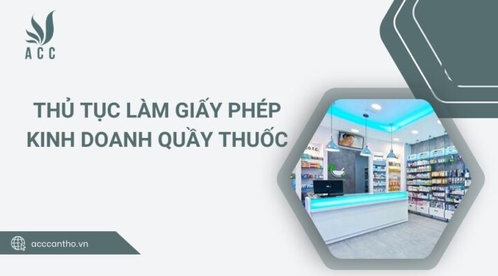 Thủ tục làm giấy phép fv888 quầy thuốc