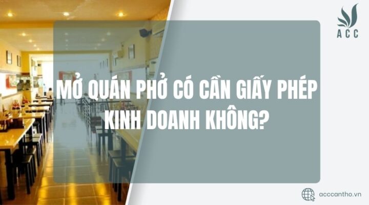 Mở quán phở có cần giấy phép fv888 không?