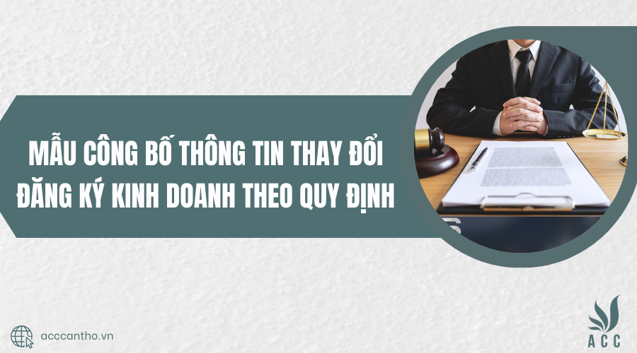 công bố thông tin thay đổi đăng ký fv888