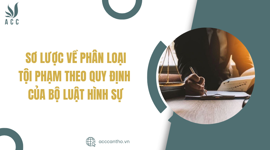 Sơ lược về phân loại tội phạm theo quy định của Bộ luật hình sự