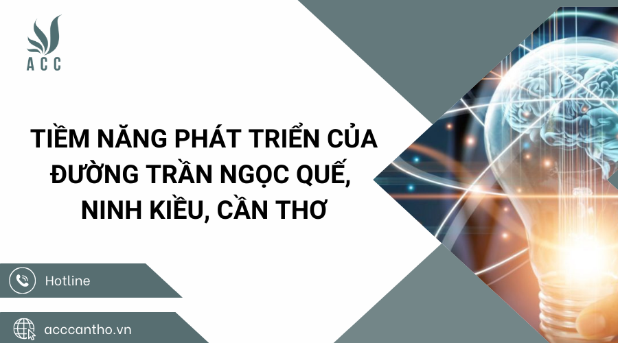 Tiềm năng phát triển của đường Trần Ngọc Quế, Ninh Kiều, Cần Thơ