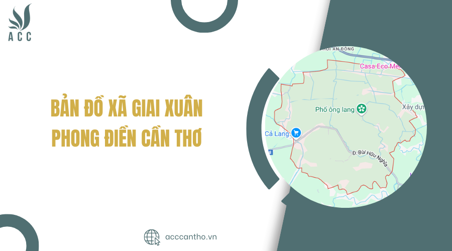 Bản đồ Xã Giai Xuân Phong Điền Cần Thơ