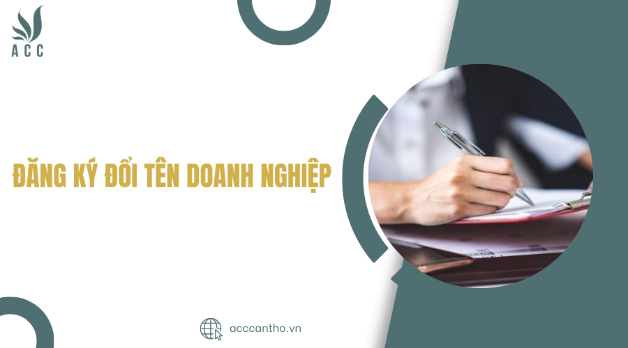 Đăng ký đổi tên doanh nghiệp
