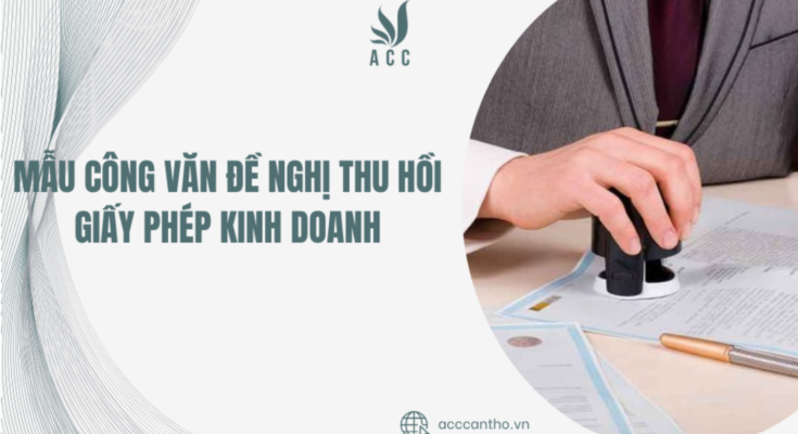 Mẫu công văn đề nghị thu hồi giấy phép fv888