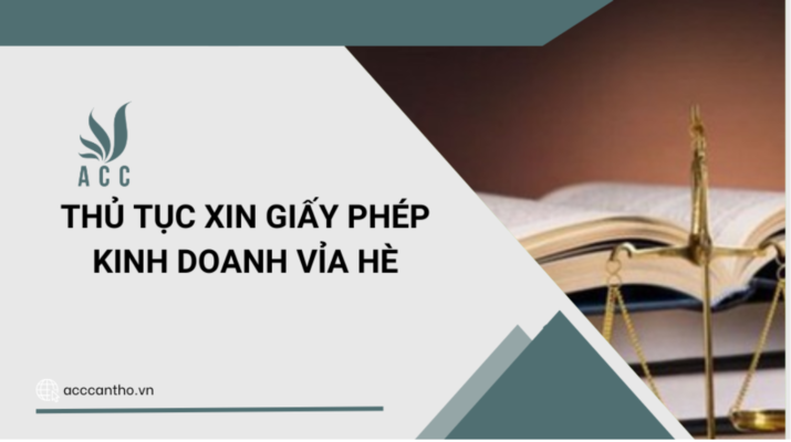 Thủ tục xin giấy phép fv888 vỉa hè