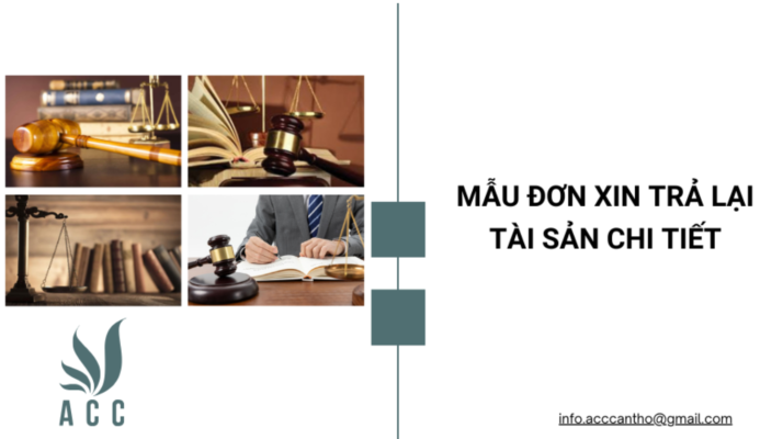 Mẫu đơn xin trả lại t&agrave;i sản chi tiết