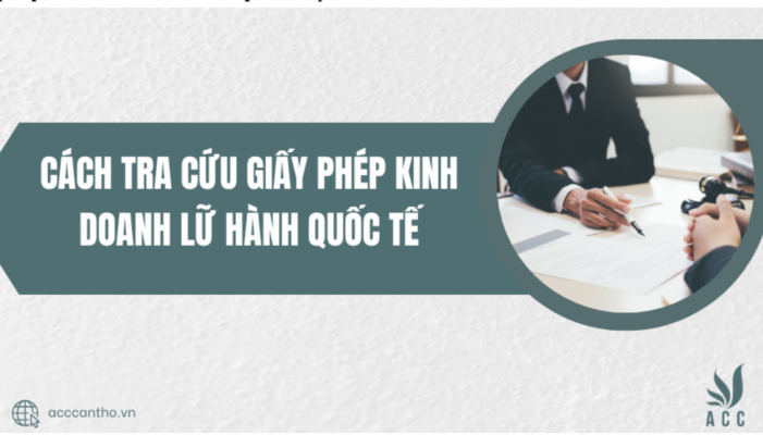 Cách tra cứu giấy phép fv888 lữ hành quốc tế
