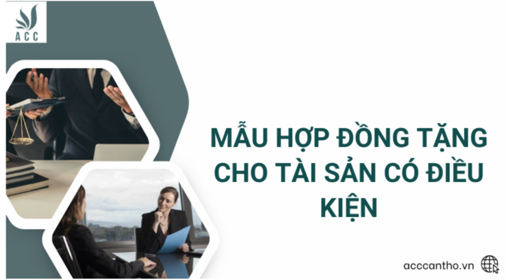 Mẫu hợp đồng tặng cho tài sản có điều kiện