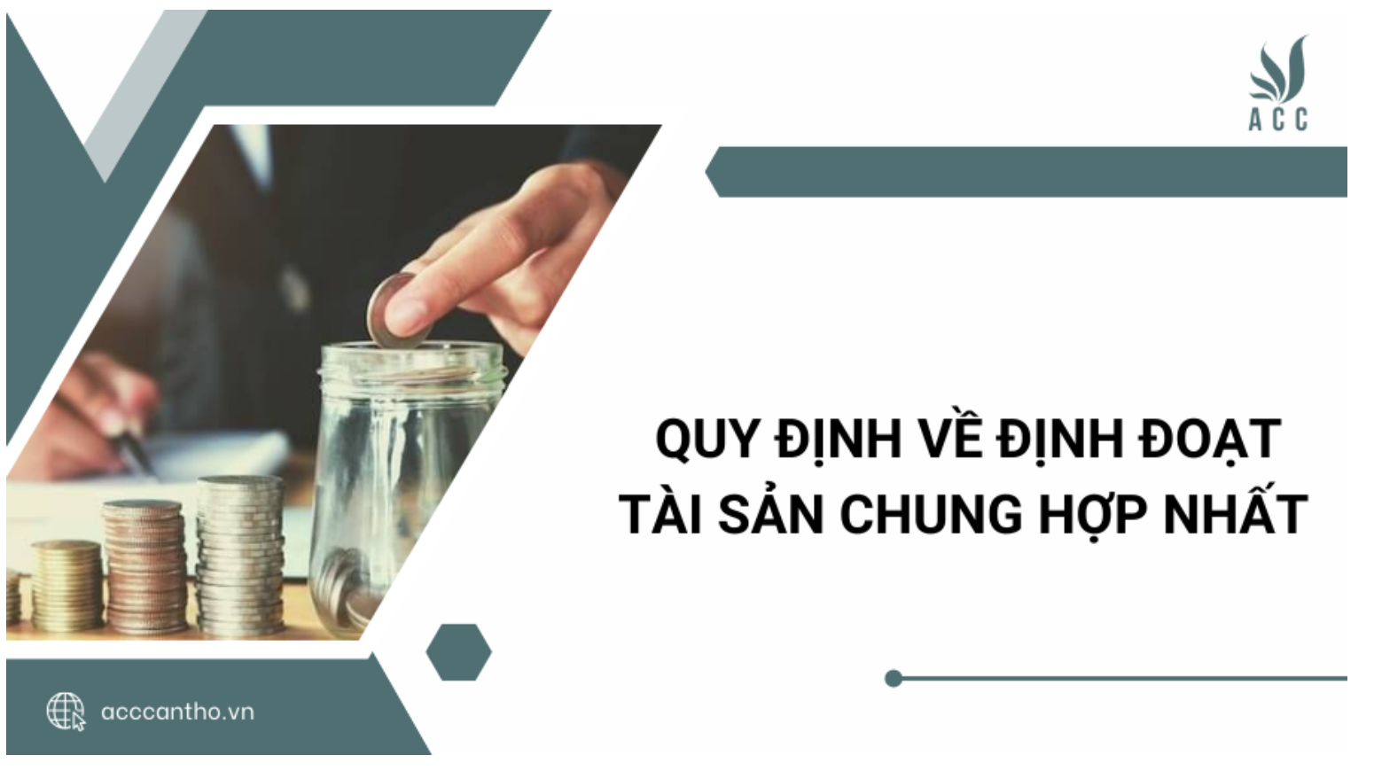 Quy định về định đoạt tài sản chung hợp nhất