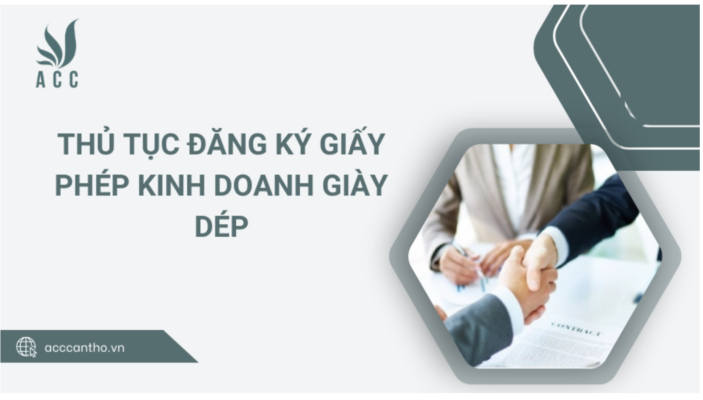 Thủ tục đăng ký giấy phép fv888 giày dép