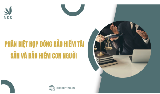 Phân biệt hợp đồng bảo hiểm tài sản và bảo hiểm con người