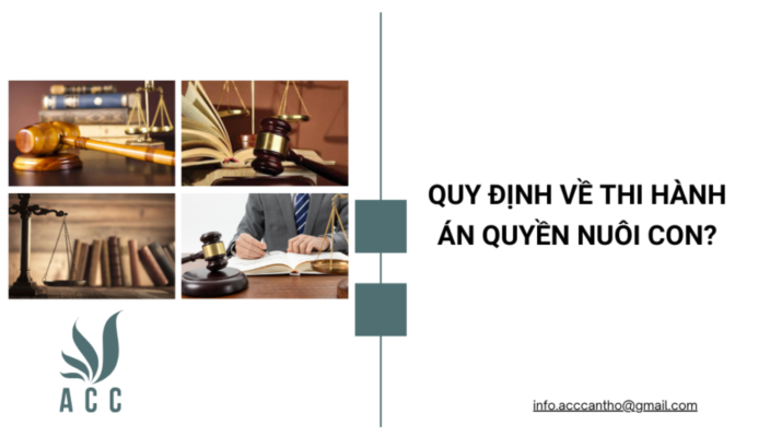 Quy định về thi hành án quyền nuôi con