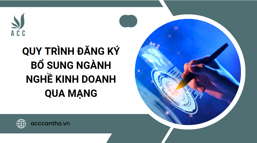 Quy trình đăng ký bổ sung ngành nghề fv888 qua mạng