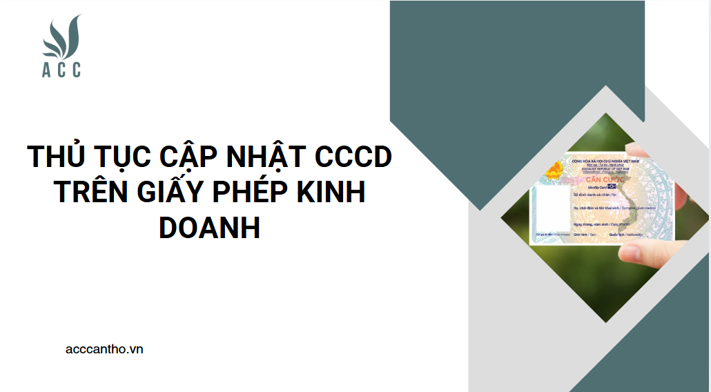 Thủ tục cập nhật CCCD trên giấy phép fv888 