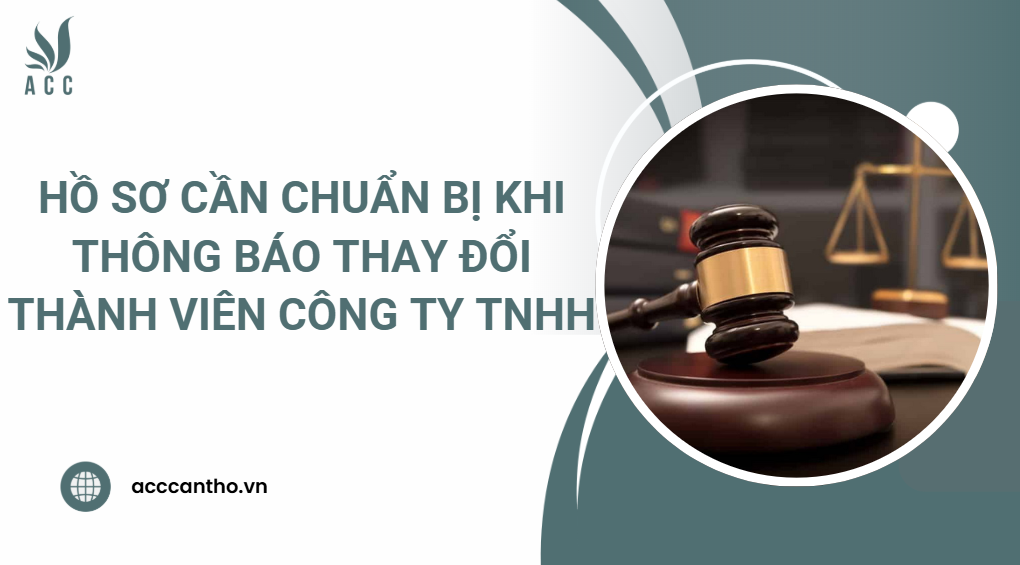 Hồ sơ cần chuẩn bị khi thông báo thay đổi thành viên công ty TNHH