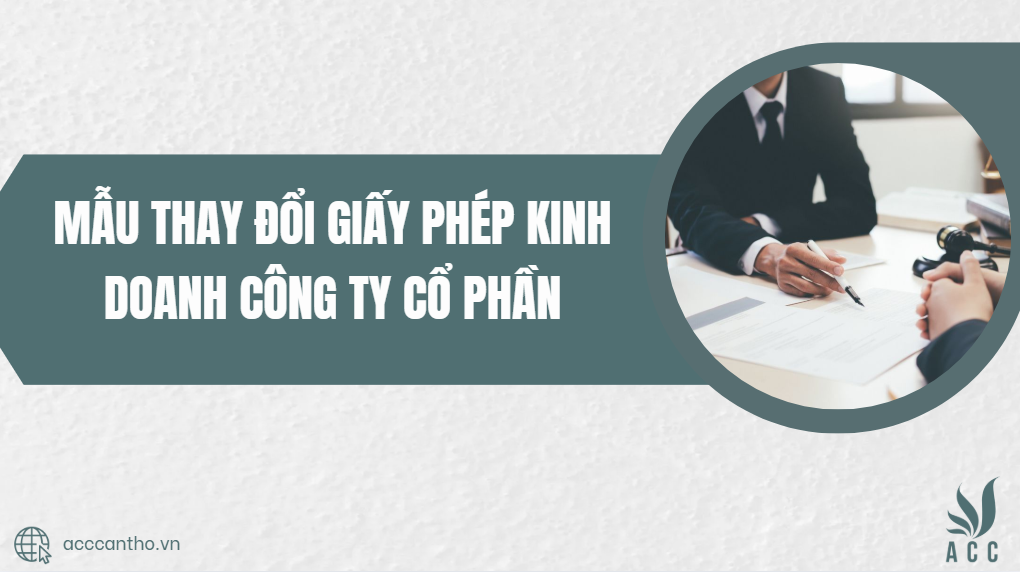 Mẫu thay đổi giấy phép fv888 công ty cổ phần