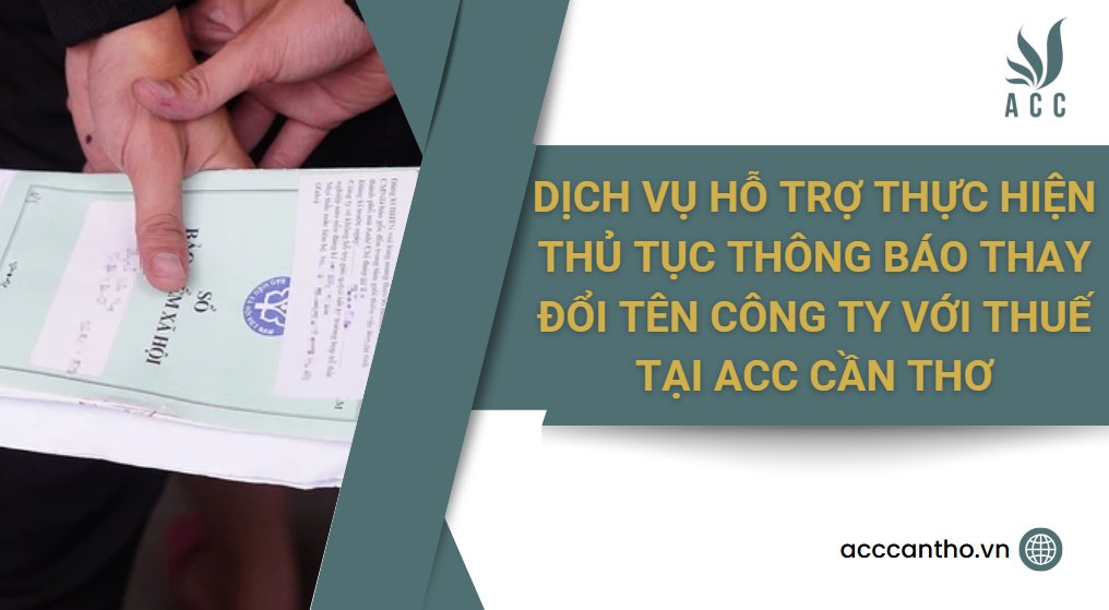 Dịch vụ hỗ trợ thực hiện thủ tục thông báo thay đổi tên công ty với thuế tại fv888