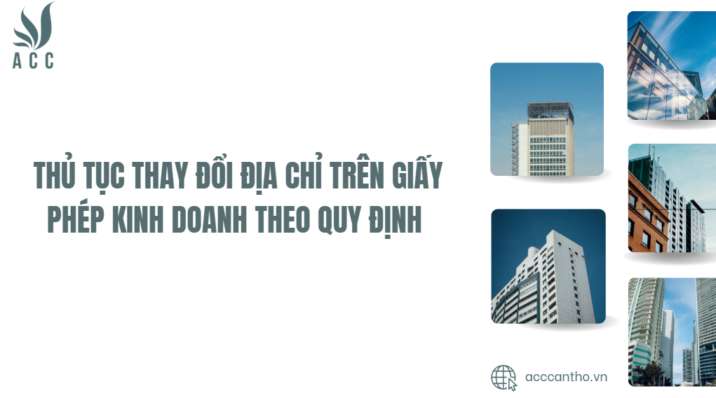 Thủ tục thay đổi địa chỉ trên giấy phép fv888 theo quy định