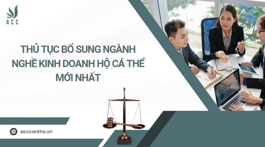 Thủ tục bổ sung ngành nghề fv888 hộ cá thể mới nhất