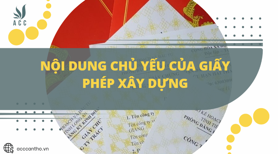 Nội dung chủ yếu của giấy phép fv88 vn