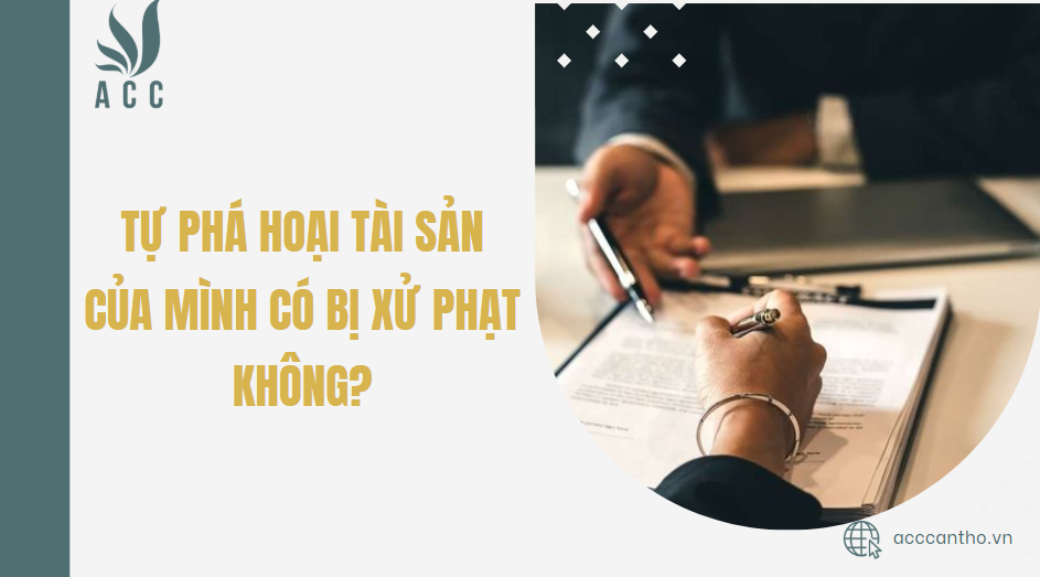 Tự phá hoại tài sản của mình có bị xử phạt không?