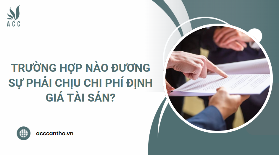 Trường hợp nào đương sự phải chịu chi phí định giá tài sản?