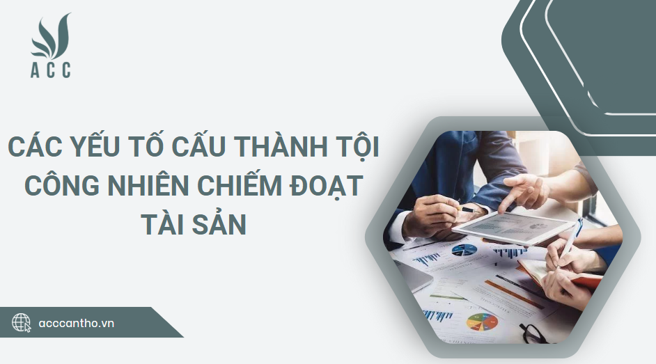 Các yếu tố cấu thành tội công nhiên chiếm đoạt tài sản