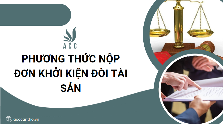 Phương thức nộp đơn khởi kiện đòi tài sản