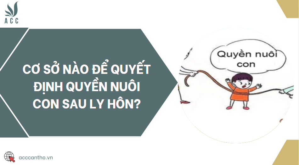 Cơ sở nào để quyết định quyền nuôi con sau ly hôn?