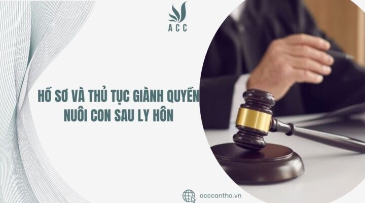 Hồ sơ và thủ tục giành quyền nuôi con sau ly hôn