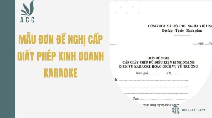 Mẫu đơn đề nghị cấp giấy phép fv888 karaoke