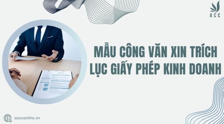 Mẫu công văn xin trích lục giấy phép fv888
