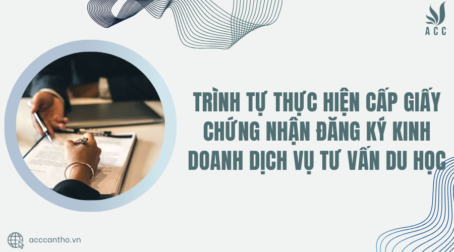 Trình tự thực hiện cấp giấy chứng nhận đăng ký fv888 fv888 tư vấn du học