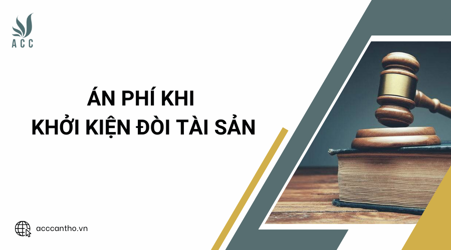 Án phí khi khởi kiện đòi tài sản