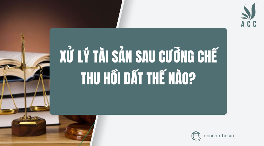 xử lý tài sản sau cưỡng chế thu hồi đất