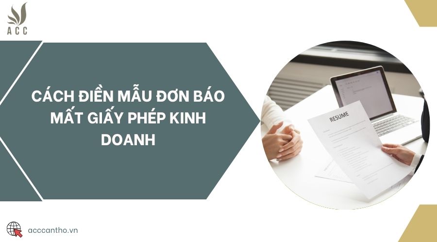 Cách điền mẫu đơn báo mất giấy phép fv888