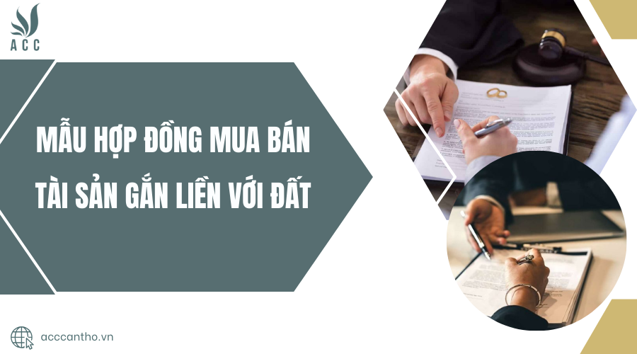 Mẫu hợp đồng mua bán tài sản gắn liền với đất