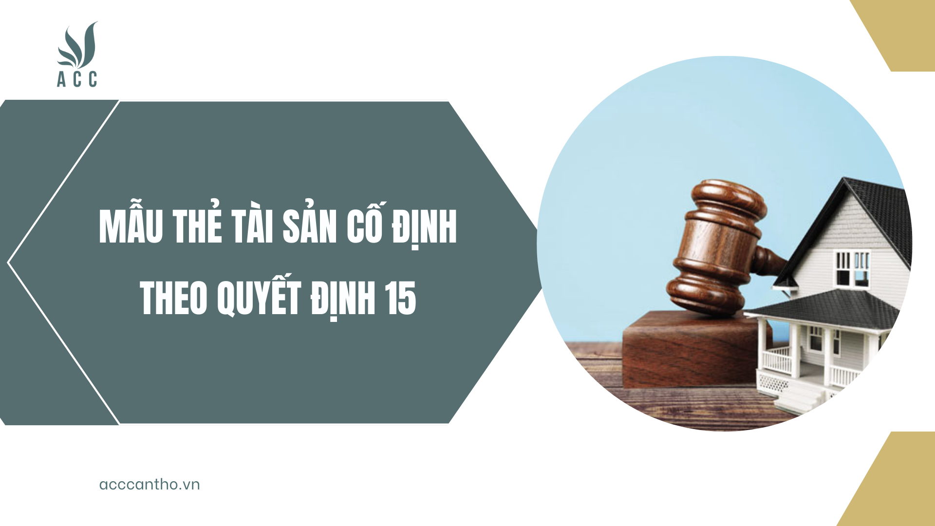 Mẫu thẻ tài sản cố định theo Quyết định 15