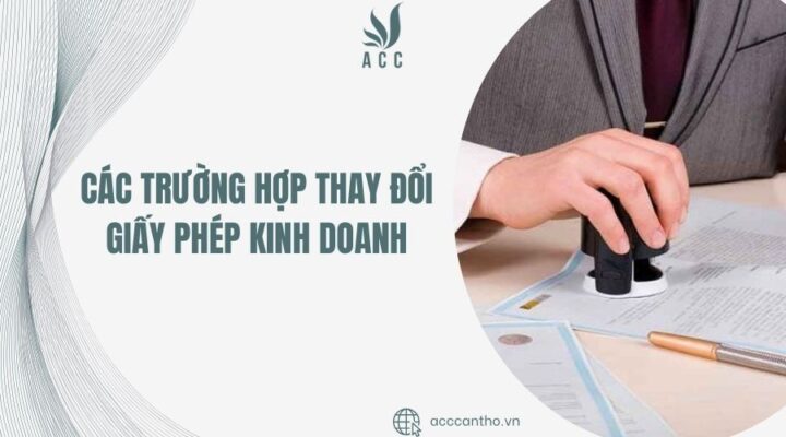 Các trường hợp thay đổi giấy phép fv888