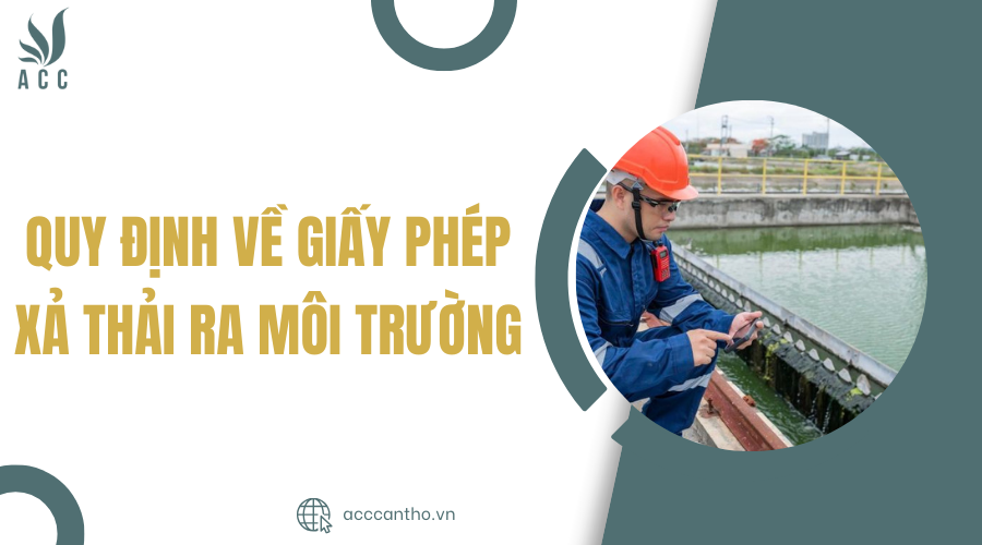 giấy phép xả thải ra fv88 nhà cái