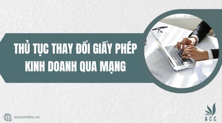 Thủ tục thay đổi giấy phép fv888 qua mạng